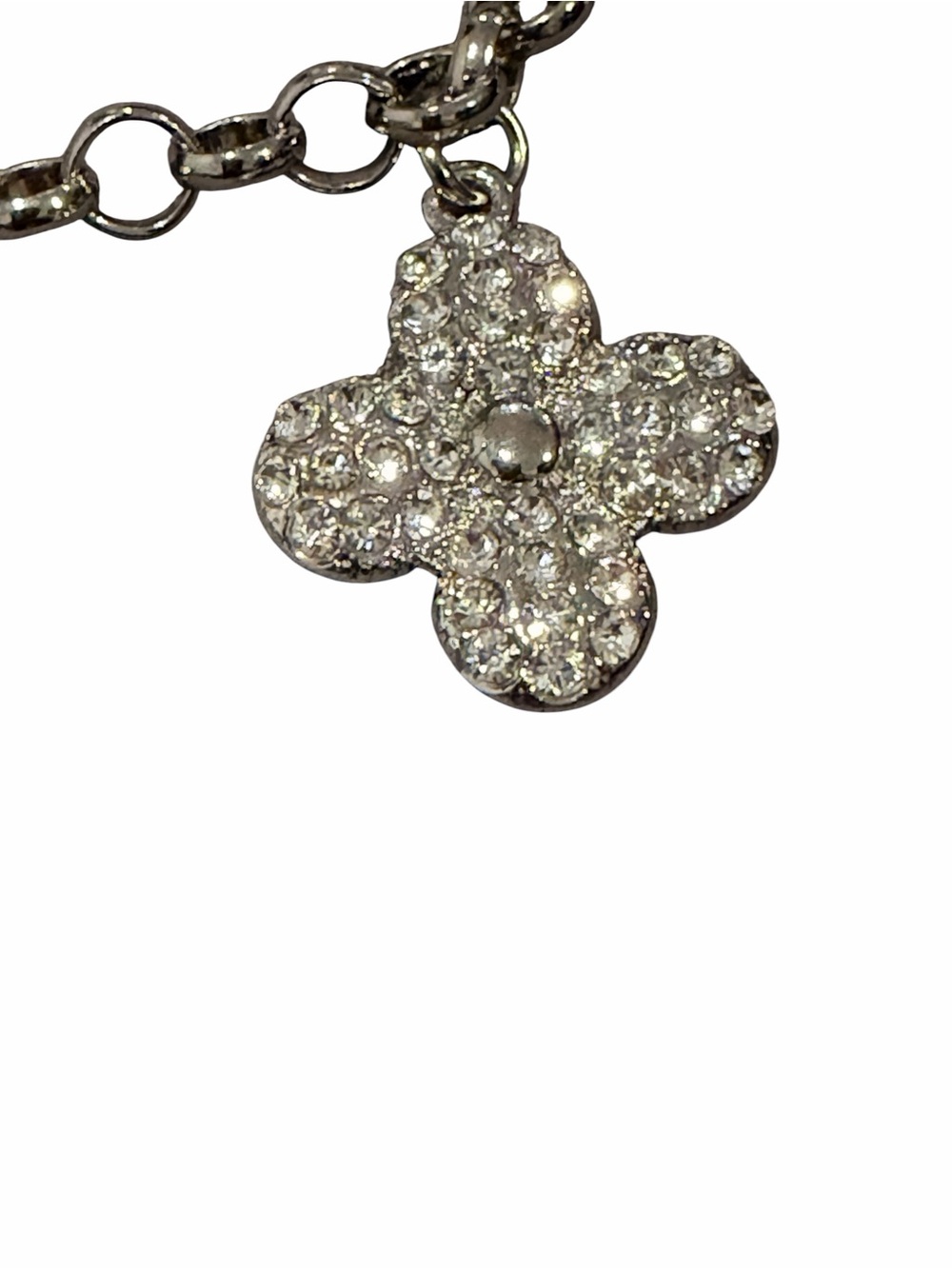 Silver-Tone Monogram Purse Charm - Picture 5 of 5